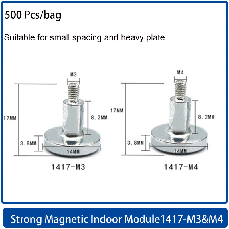 display led coluna magnetica parafuso ima forte m41413 m3 1417 m4 1417 m4 1417 500 pcs por bolsa 01