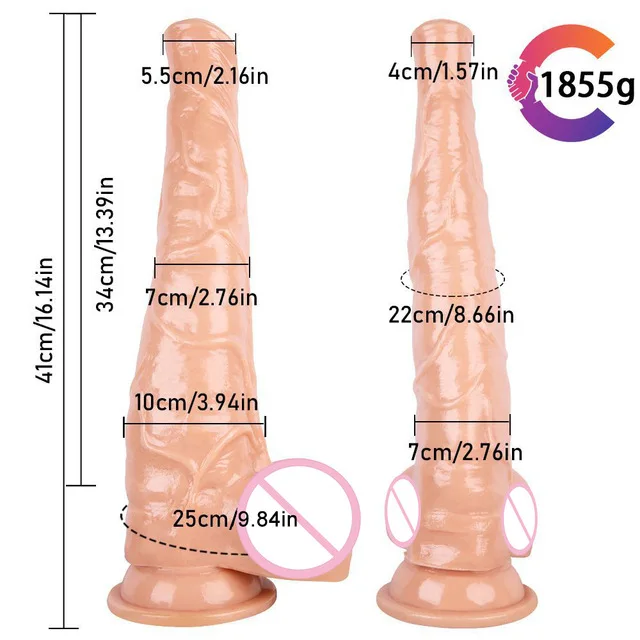 41cm Super Thick Huge XXXL Horse Dildo Realistic Dick Penis with Suction Cup Big AnalPlug  Dildos Sex Toys for Women Lesbian Gay