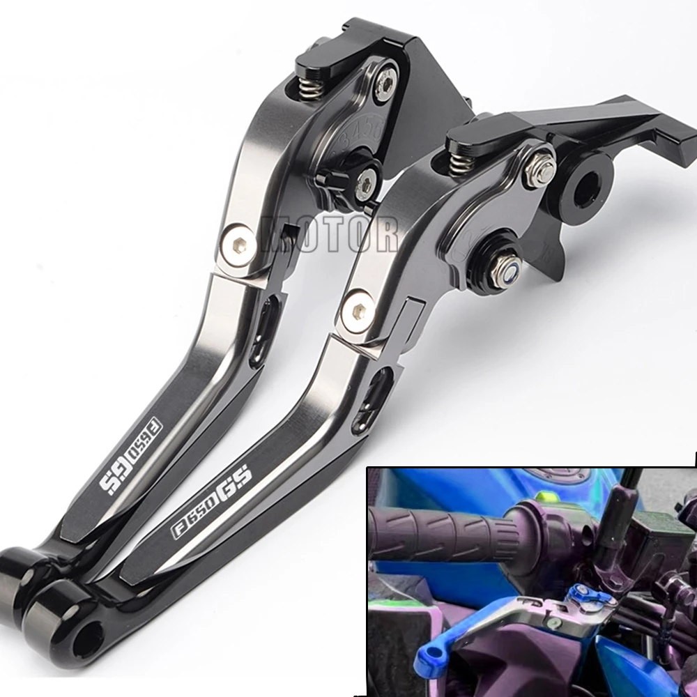 

For BMW F650GS F 650 GS 2008 2009 2010 2011 2012 Motorcycle Accessories CNC Adjustable Brake Clutch Levers Handle Handbar Grips