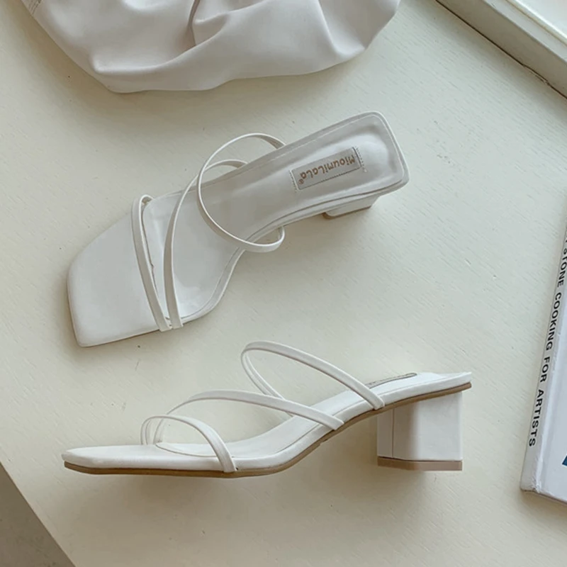 New Woman Summer Sandals Flat Shoes Lace Up Women Beach Slides Footwear Flip Flops Open Toe Sandals Sandalias Mujer