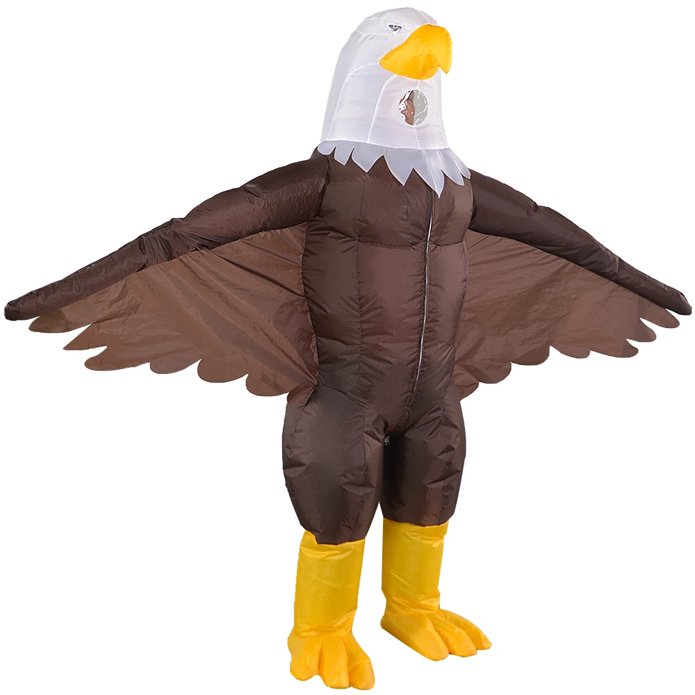 Inflatable ชุดคอสเพลย์ Mascot Eagle Full ชุดเครื่องแต่งกายผู้ใหญ่การ์ตูนชุดสูทชุดแฟนซีสำหรับ Carnival