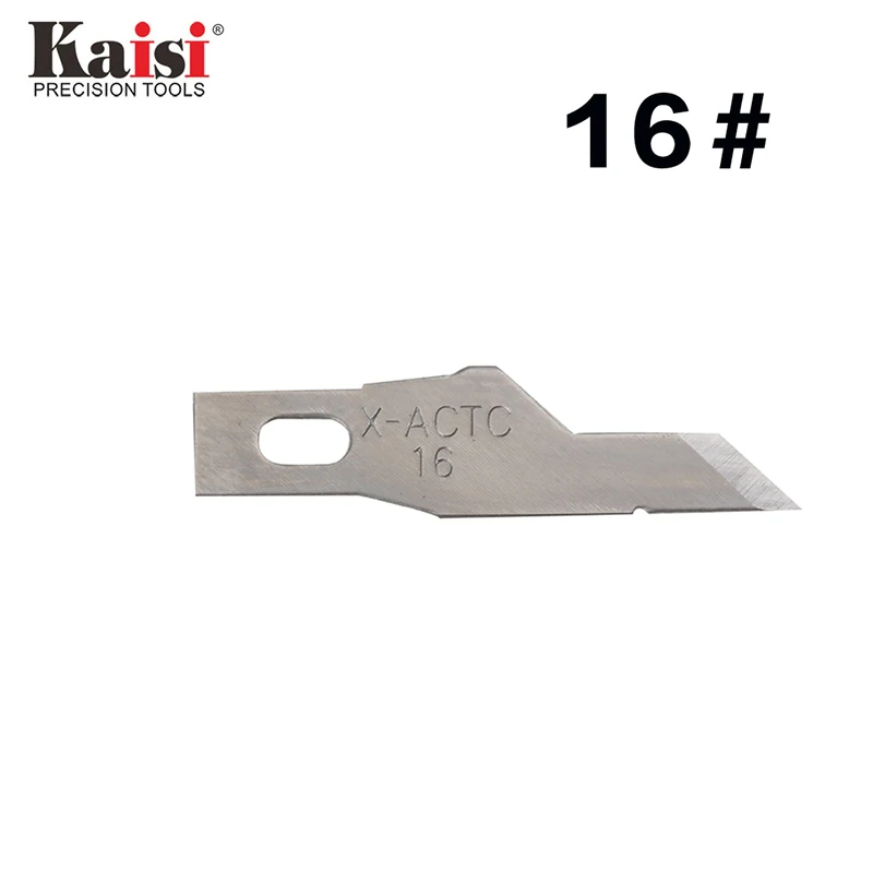 Kaisi 4# 12# 16# Replace Knife Slice Precision Steel Blade Sculpture Knife Scalpel Medical Blade Cutting Tools PCB Maintenance