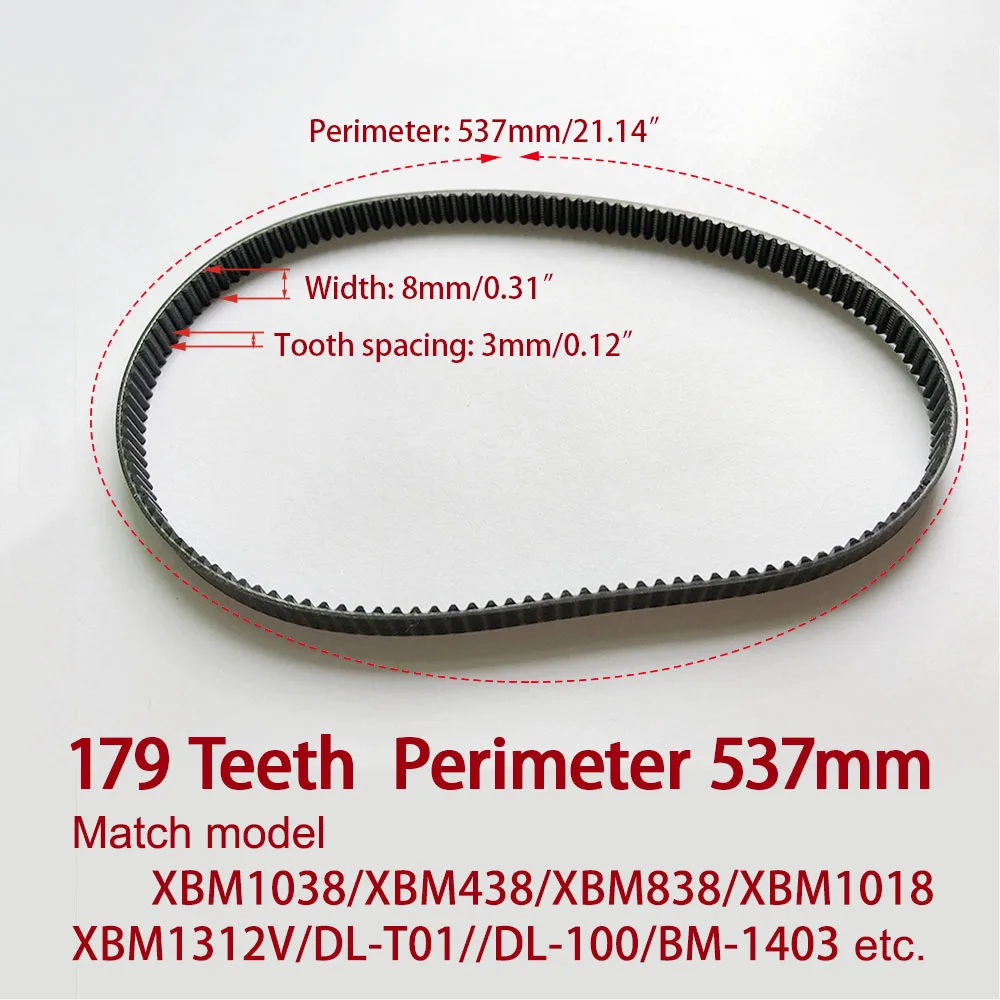 179 Teeth Breadmaker Conveyor Belts bread machine belts Bread Maker Parts 179Teeth Perimeter 537mm Kitchen Appliance accessories