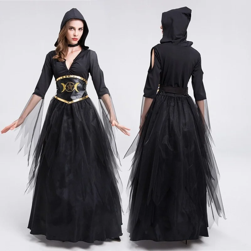 

Halloween Dress Female Hell Ghost Costume Costume Death Witch Costume Vampire Witch Vampire Dress Cosplay Costume