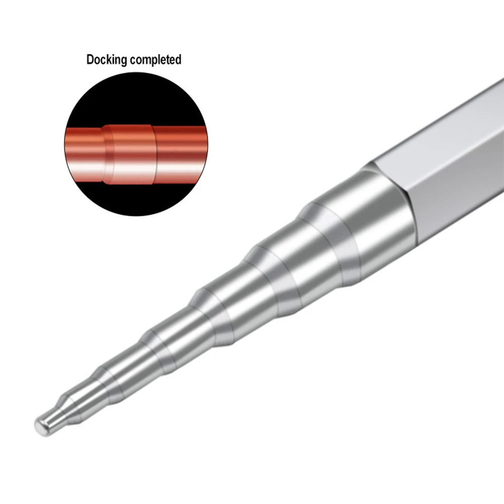 1 pçs manual tubo de cobre tubo de expansão reamer 6-19mm punch tube swaging kit queima mão conjunto de ferramentas herramientas 188mm