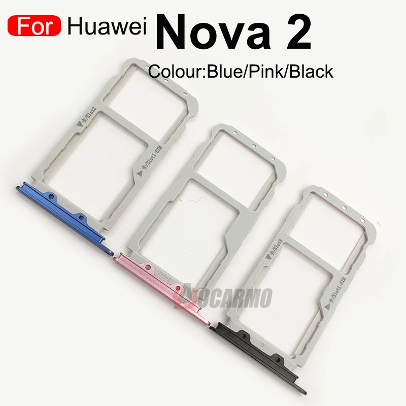 For Huawei Nova 2 Plus 2S MicroSD Holder Nano Sim Card Tray Slot Replacement Part