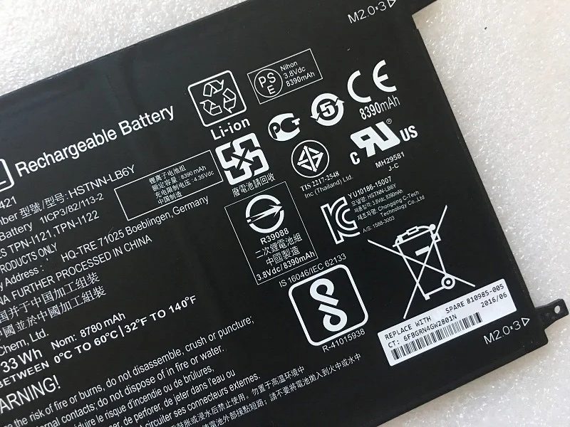 Imagem -05 - Supstone 10 Genuíno Do02xl Hstnn-lb6y Bateria para hp Pavilion x2 Tablet 10-n100 10-n121tu 10-n122tu Tpn-i121 Tpn-i122 810985005