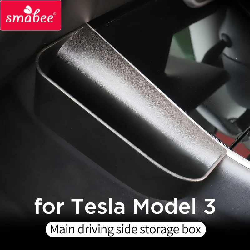 

Smabee Car Center Console Box for Tesla model 3 2017-2020 Tesla3 Armrest storage box (Set of 1) Interior Accessories