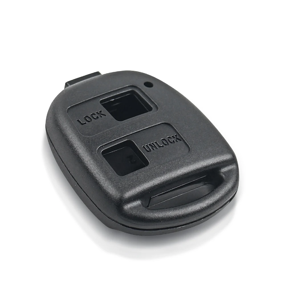 KEYYOU 10pcs 2/3 Buttons Replacement Car Key Shell For Toyota Yaris Prado Camry Corolla Land For Lexus RX300 ES300 No Logo Case