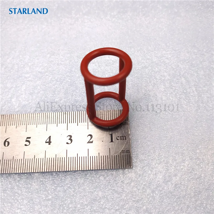 One Bag Small H Shaped Seal Rings + Small O Rings Spare Parts For Valve Rod MK ZM Soft Ice Cream Machine Fittings