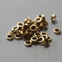 DIY Supply-200 Pieces Solid Raw Brass Finding Spacer Ring - 3.15mm (3913C-V-281)