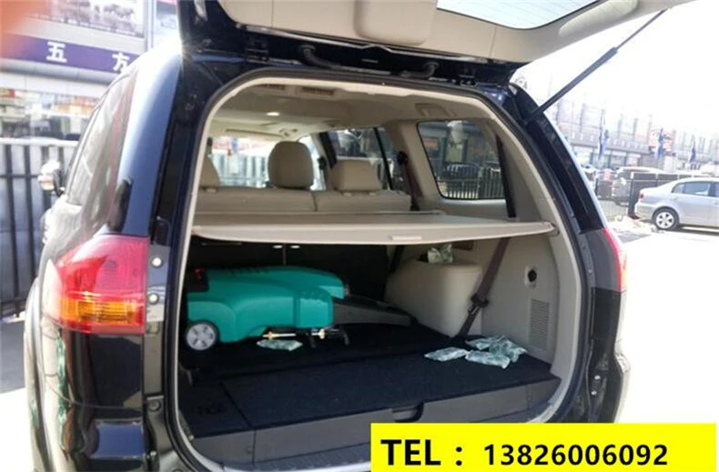 For Mitsubishi Pajero Sport 2012 2013 14 2015 Rear Trunk Cargo Cover Partition Curtain Screen Shade Security Shield Accessories