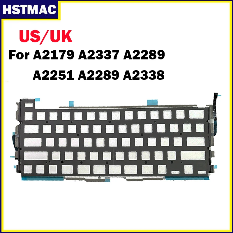 

Laptop US Keyboard Backlight For Macbook Pro A2141 A2179 A2251 A2289 A2337 A2338 UK Keyboards Backlit 2018 2019 2020 Year Tested