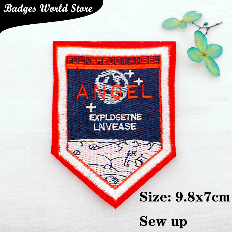Pistol Airplane Mountain Alphabet Shield Totem Icon Embroidery Applique Patches For Clothing DIY Sew up Badges on the Backpack