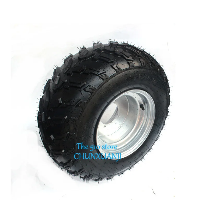 Best-selling GO KART KARTING ATV UTV Buggy 22X10-10 Inch Wheel Tubeless Tyre Tire With Aluminum Alloy Hub