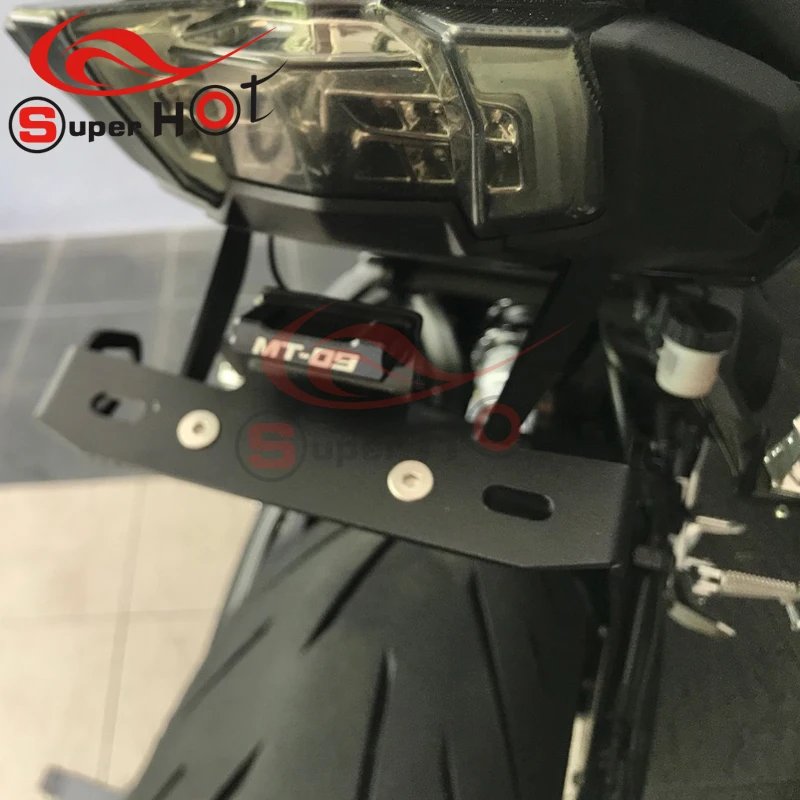 For YAMAHA MT09 FZ09 SP09 MT 09 FZ 09 MT-09 FZ-09 2017 2018 2019 2020 Motorcycle Accessories License Plate Holder Frame Bracket