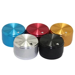 High-end aluminum knob potentiometer knob 25*15.5*6mm  Volume Switch Rotary Encoder Knobs silver/black/red /blue/gold