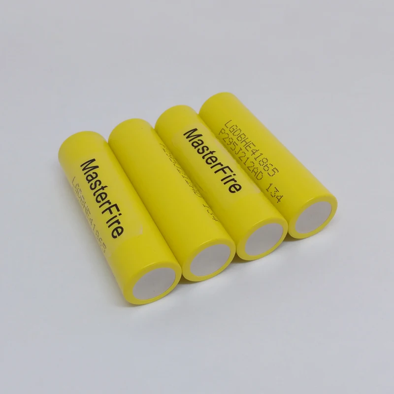 

Wholesale MasterFire Original HE4 2500mah 18650 3.7V 35A High Drain Rechargeable Lithium Battery Cell For Power Tool Flashlights