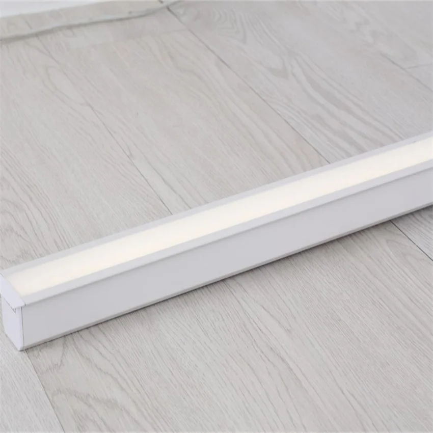 

Free Shipping Hot Selling Recessed LED Linear Bar Light with milky cover and end caps aluminum+PC Cover 20pcs/lot