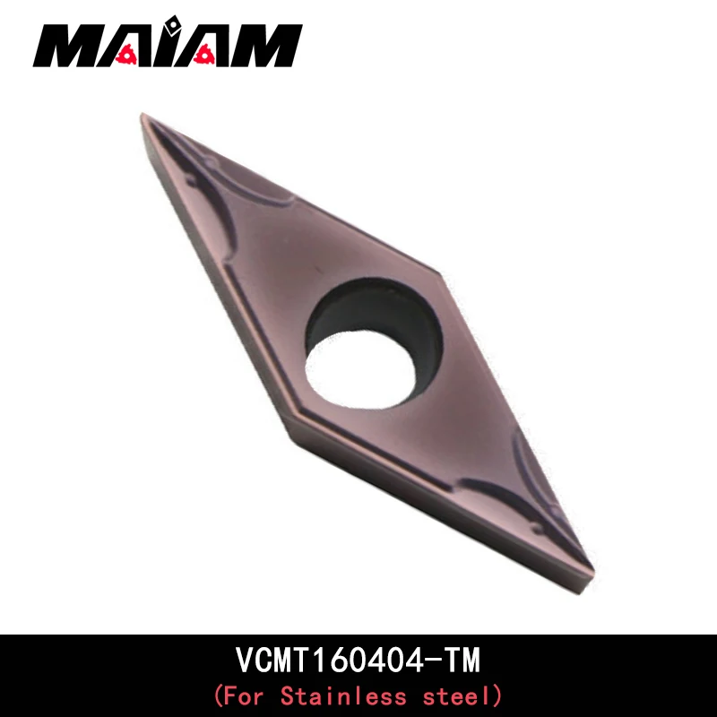 VCMT Turning tool Rhombus insert  VCMT160404 VCMT160408 TM and SVQCR SVQCR16 S16Q S25R turning tool rod for Stainelss steel