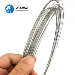 Z-LION-Diamond Wire Saw, Galvanizado Coping Saw, Granito Mármore Jóias, Corte De Madeira, Fret Saw Multifunções, Comprimento 2m, D1mm