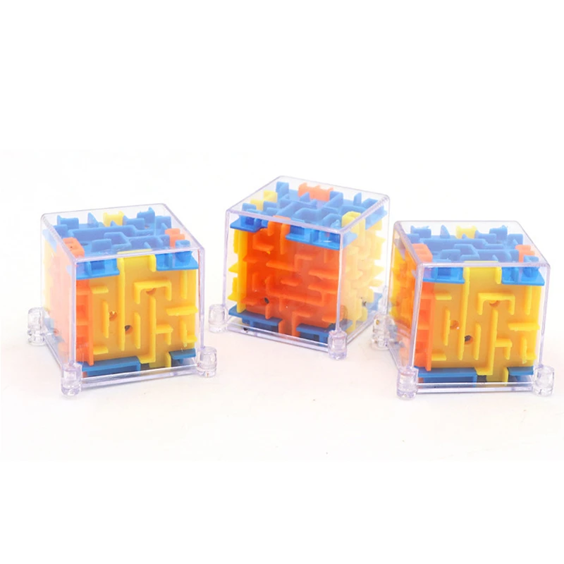 20pcs 4CM Mini Ball Maze Cube Puzzle Speed Cube Puzzle Game 3D Labyrinth Cubos Educational Toys for Kids