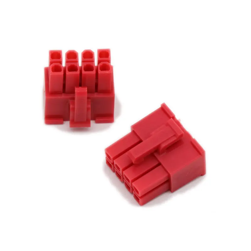 Angitu 4.2mm 5557 8Pin ATX/CPU/EPS Male Housing Connector Black White Red For PC Moding-10pcs