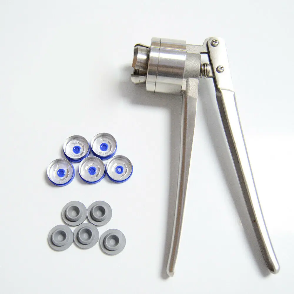 Устройство для ручной герметизации медицинских бутылок для алюминиевых крышек, 20 мм