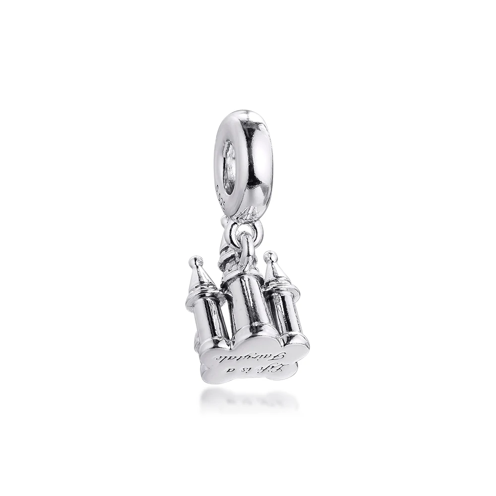 Passions Castle Dangle Charm 925 Sterling Silver Pendant 2021 Bracelets Sparkling Beads for Jewelry Making