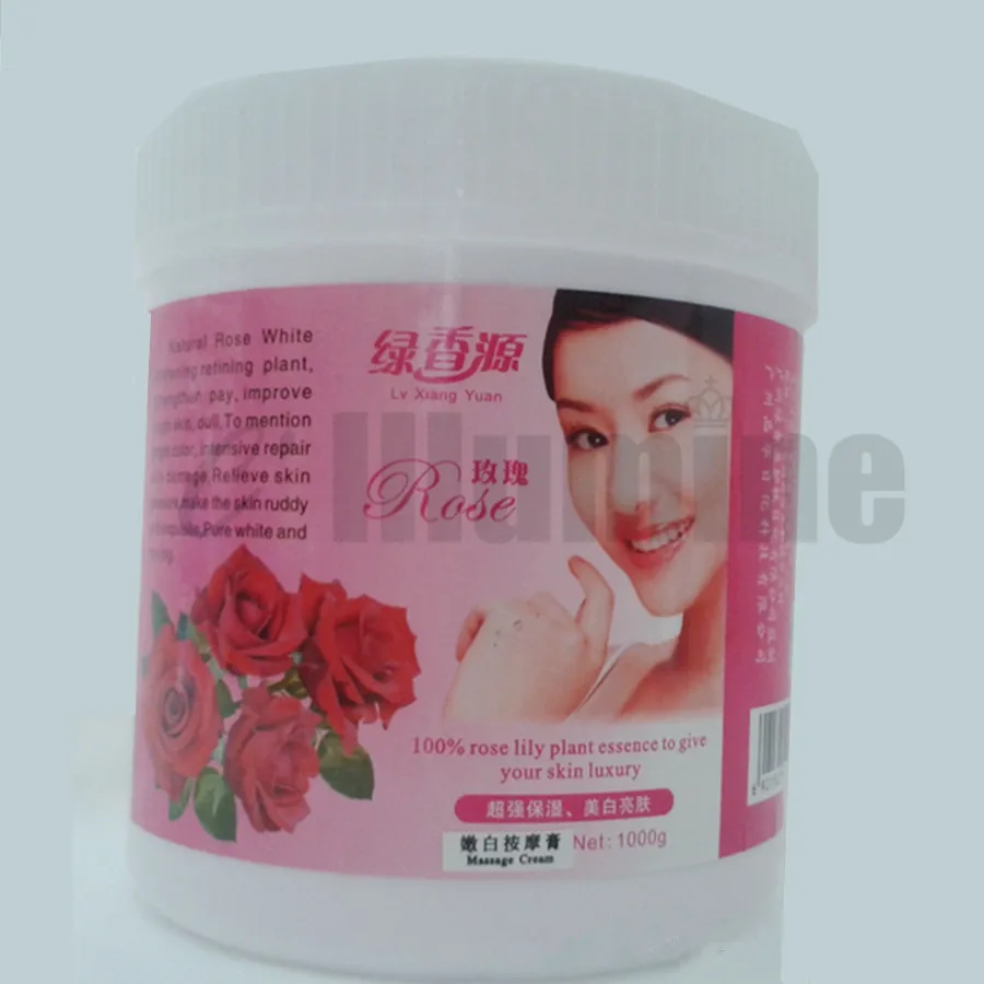 

Rose Lily Essence Massage Cream Whiten 1000g Water Supplement Moisturizing Beauty Salon Equipment