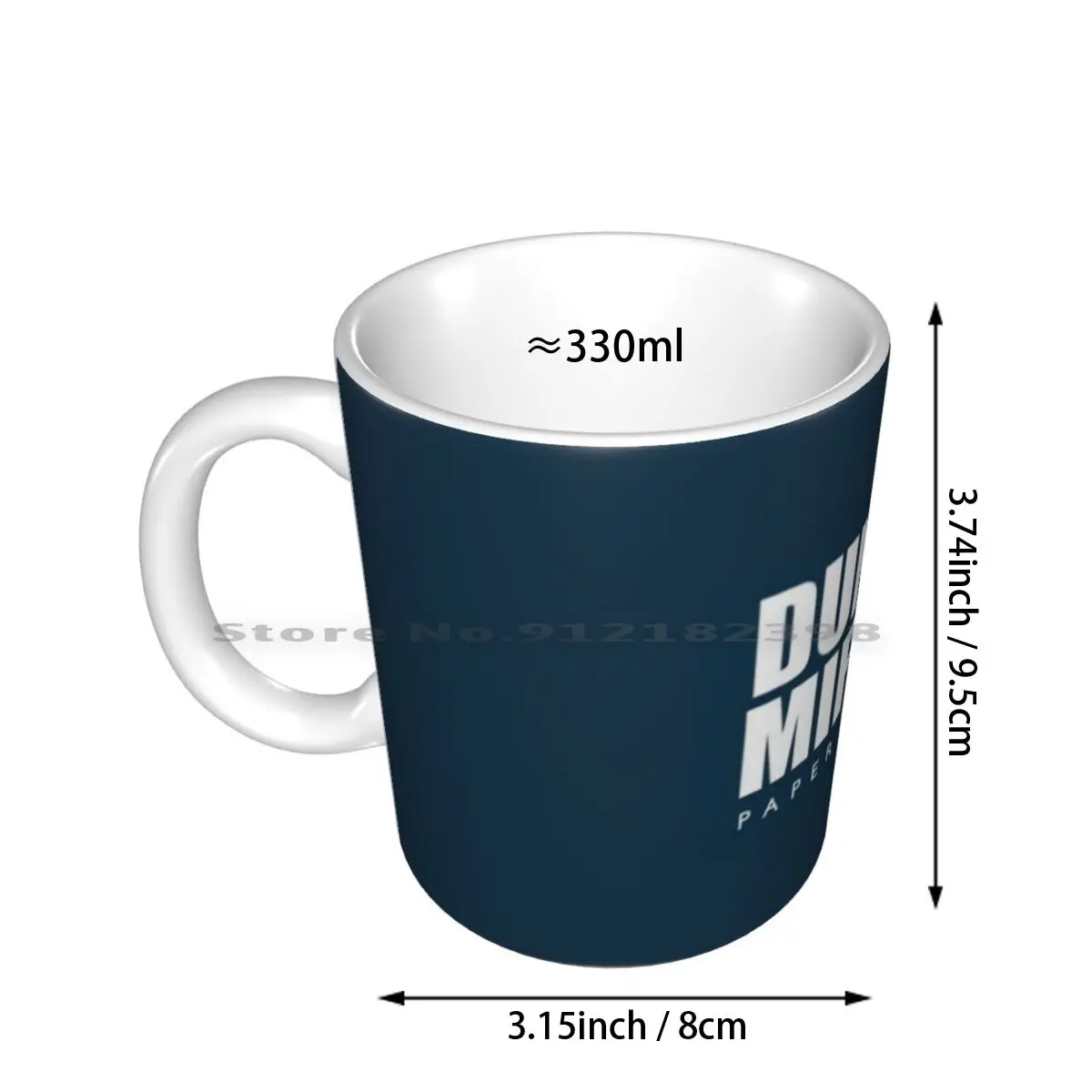 Dunder Mifflin - The Office Ceramic Mugs Coffee Cups Milk Tea Mug Dunder Mifflin The Office John Krasinski Jim Halpert Dwight