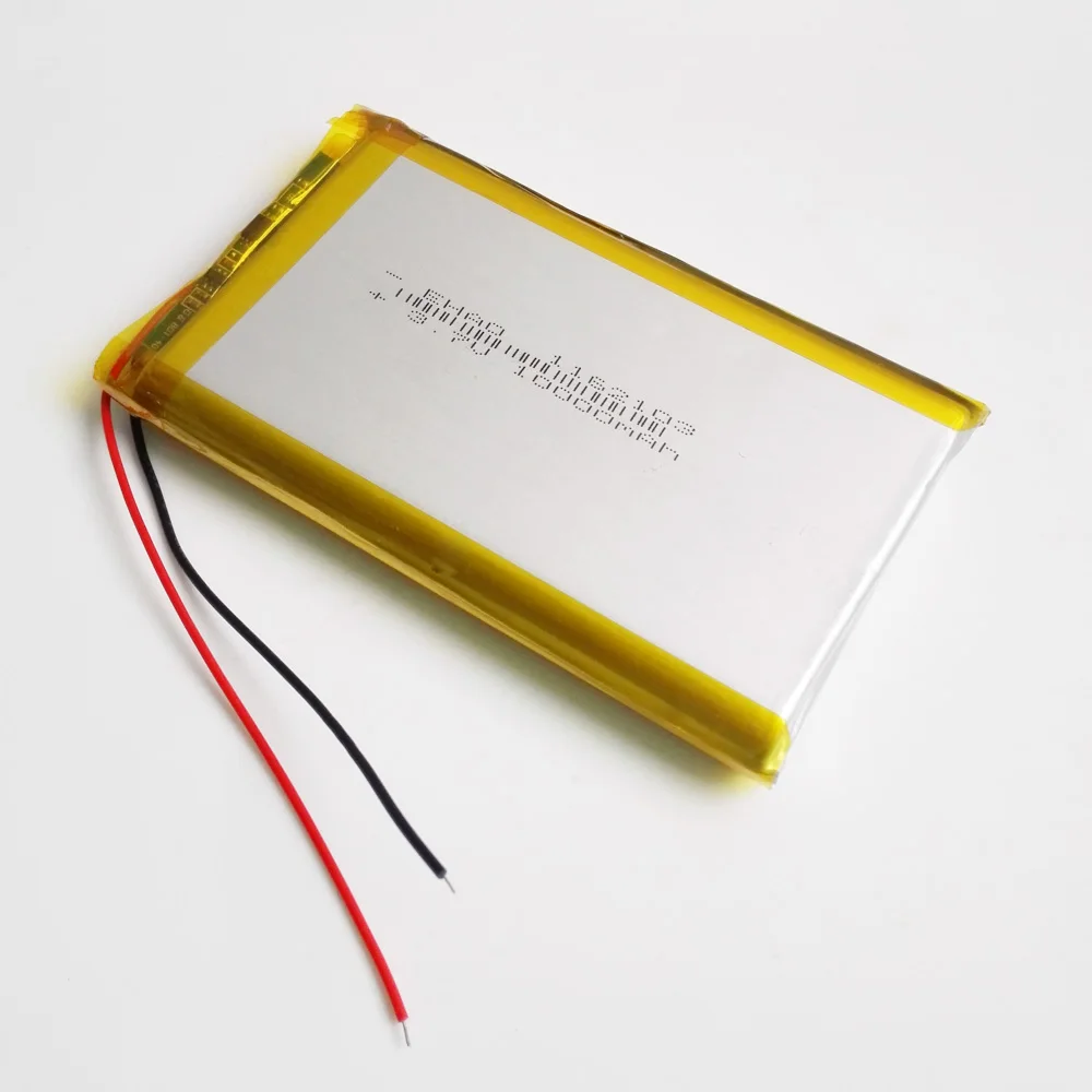 Batterie aste au lithium polymère articulation Fuchsia, batterie aste pour GPS, PSP, DVD, batterie externe, 9 ", 11", Pad, tablette, PC, ordinateur portable, Nootbook 3.7, 10000 V, 1162103 mAh