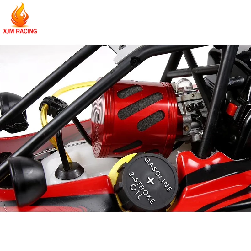 CNC Metal elewacja kąt zespół filtra powietrza zestaw do 1/5 Hpi Rofun Baha Rovan Kingmotor Baja 5b 5t 5sc 4wd Rc wyścigi części samochodowych