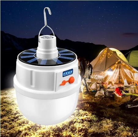 

Лампа с солнечной батареей, светильник светодиодный, USB-лампа с зарядкой, водонепроницаемое освещение для кемпинга, дома и сада