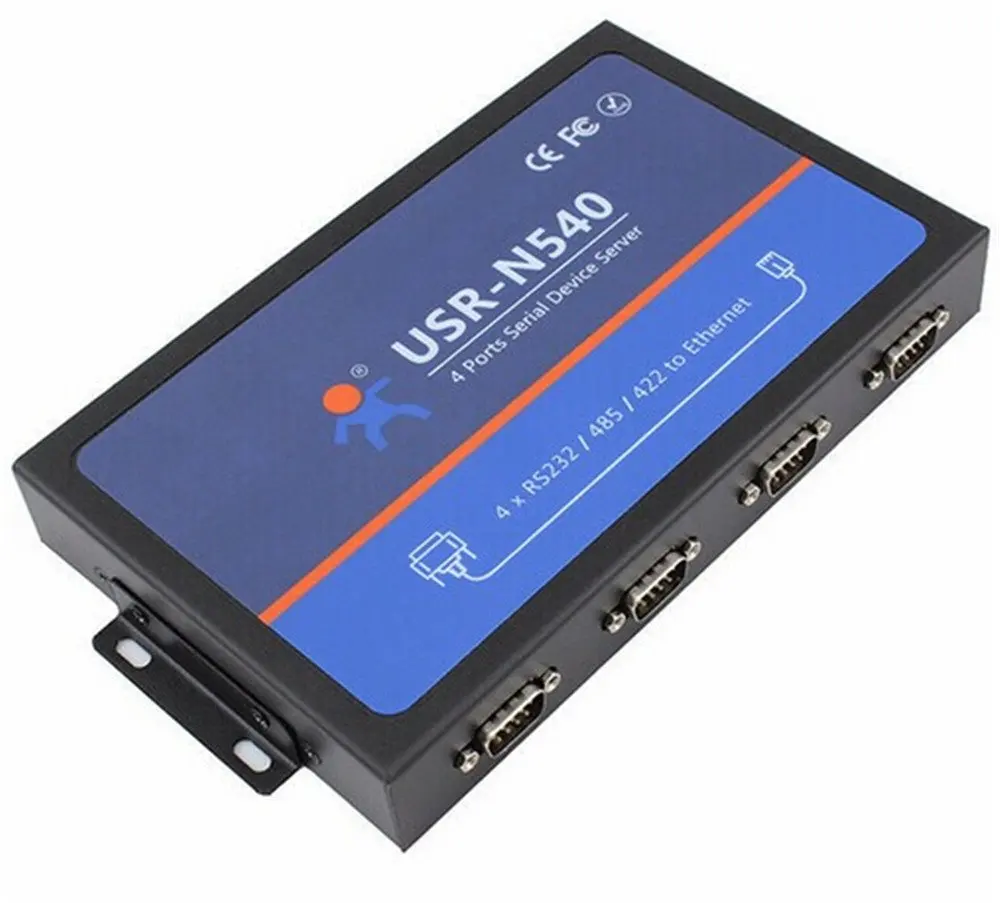 USR-N540 RS232 إلى إيثرنت RS485 إلى RJ45 RS422 لتحويل TCP IP