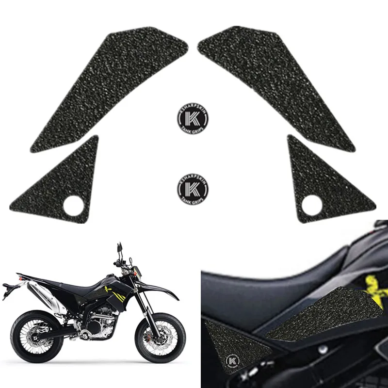 

3D Motorcycle Tank Grip Fuel Stickers Traction Pad Side Knee Grip Left Right Protector Decal For YAMAHA WR250R WR250X WR250 R/X