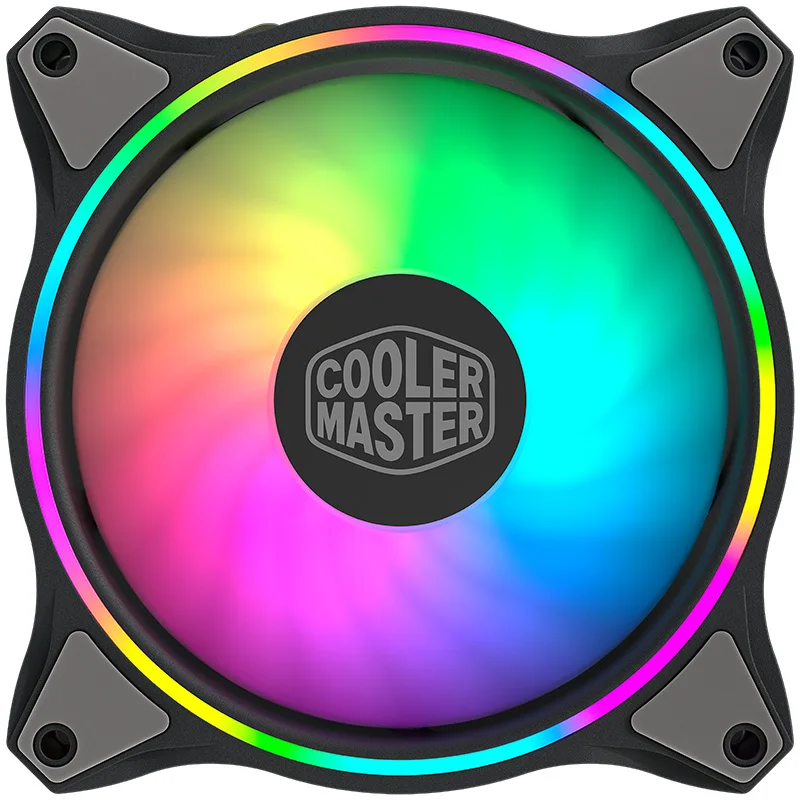 Cooler Master MF140 HALO 14CM Addressable 5V 3PIN ARGB Computer Case Fan PWM Quiet Dual Aperture CPU Water Cooling Replace Fan