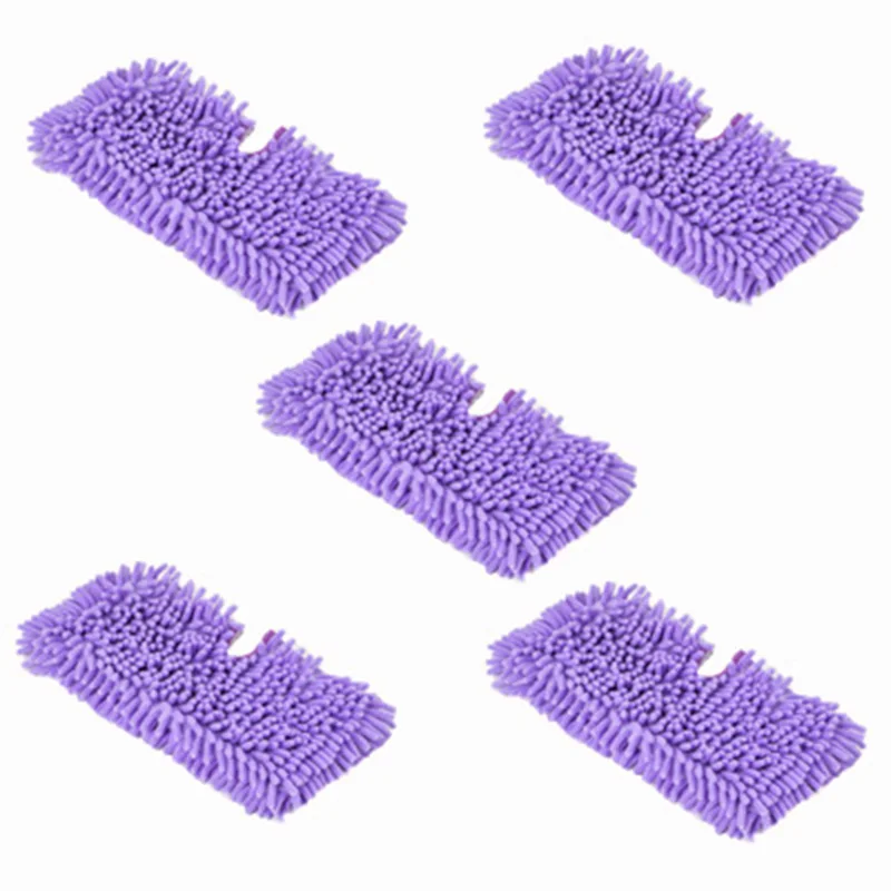 Almohadillas de mopa limpiadoras a vapor, 5 piezas para Shark S3550/s3901/s3601/s3501 Series, paños de hilo de chenilla