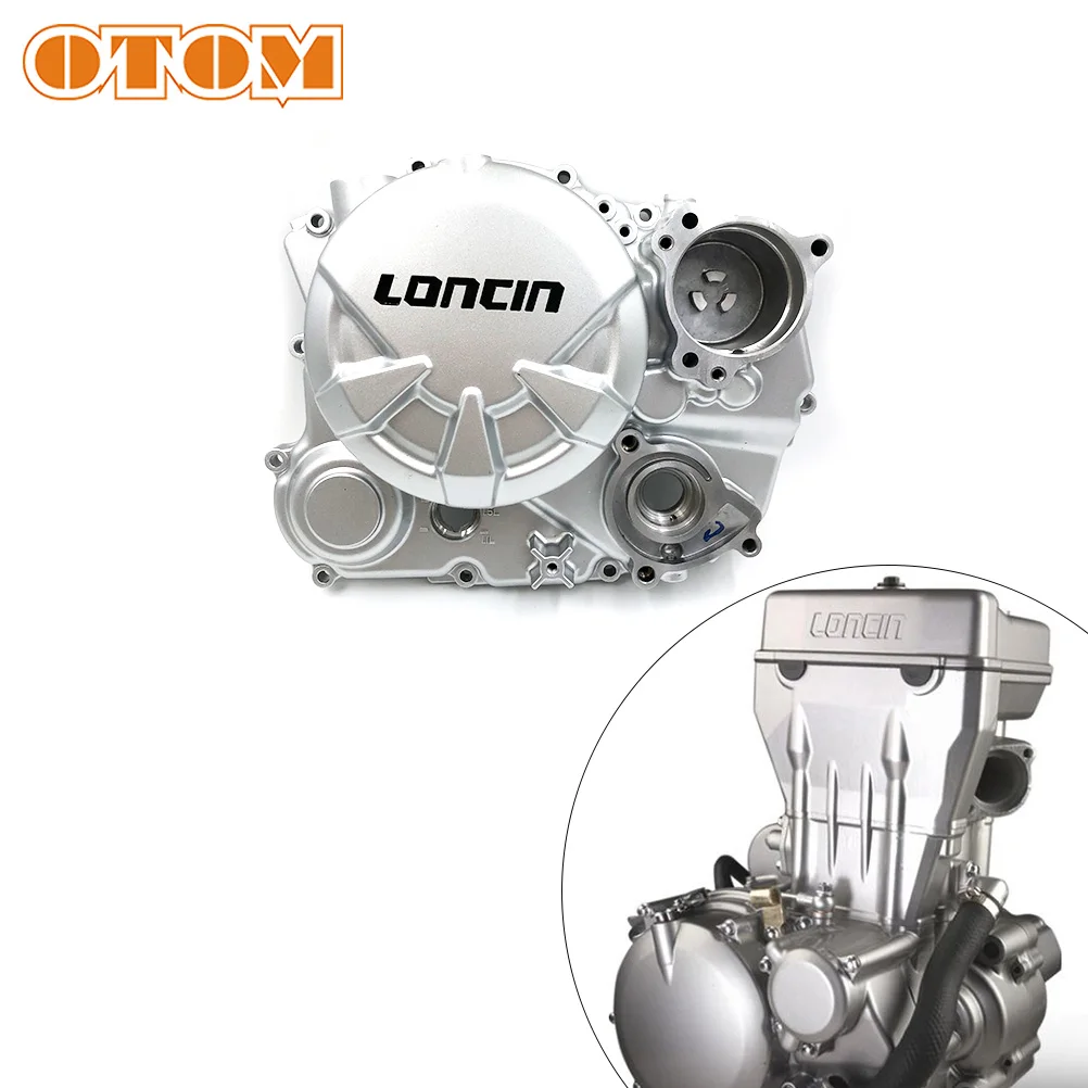 

OTOM Motorcycle Right Engine Clutch Trigger Crank Case Cover Aluminum Protective Guard For LONCIN YF300 LX300 Retro 300AC VOGE