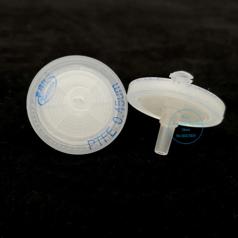 Imagem -03 - Filtro de ar Descartável com Membrana Ptfe Separação de Vapor de Água Filtro de Filtragem 0.2 um 0.45um 25 mm de Diâmetro 10 Pcs