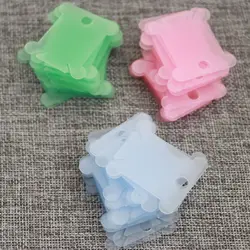 50pcs Cross Stitch Stand Bobbin  Sewing Thread Winding Plate Board Thread Organizer Sewing Tools Accessory Embroidery Holder