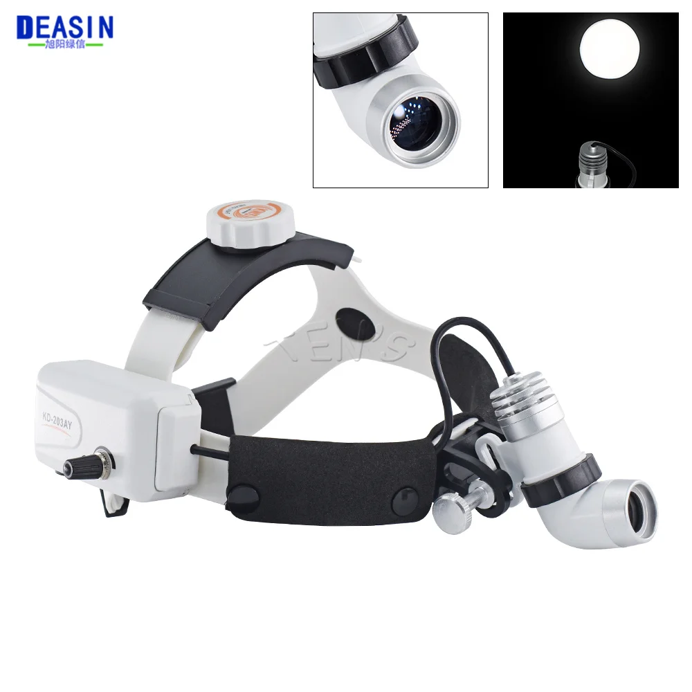 

Wireless Dental Surgical Headlight Dental Lab Headlight High Intensity Operation Chargeable KD-203AY-4 integrated headlight