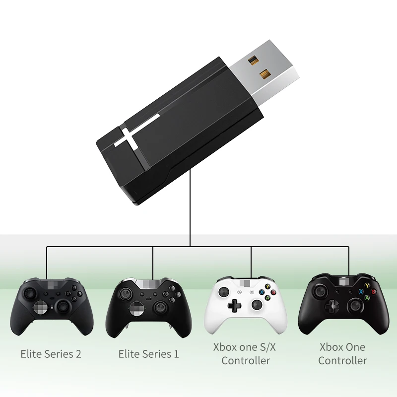 AOLION USB Receiver For Xbox One 2nd Generation Controller PC Wireless Adapter for Windows7/8/10 Laptops Controller Adapter