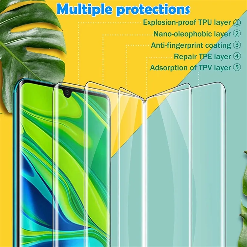 Hydrogel Film For Xiaomi Mi Note 10 Ultra 9 T 8 Pro Lite Mi10 Mi9 5G Screen Protector 10T Mi10T Mi9T 9T Pro 9 Se 128GB Not Glass image 5