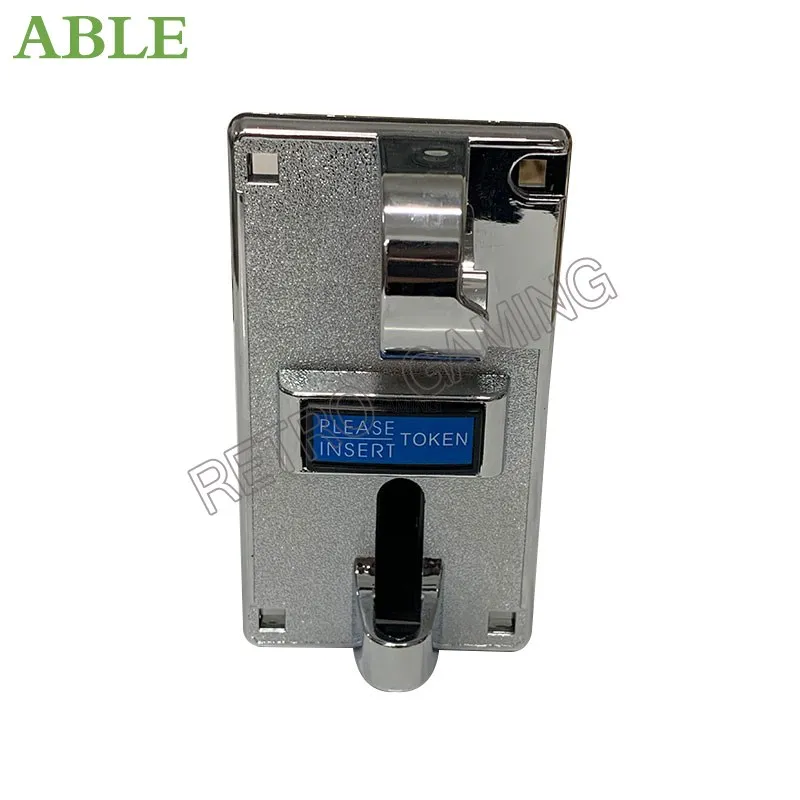 

Anti-phishing 616 Multi-Currency Coin Acceptor Plastic Plated Panel Electronic Roll Down Vending Machine Arcade Game Ticket