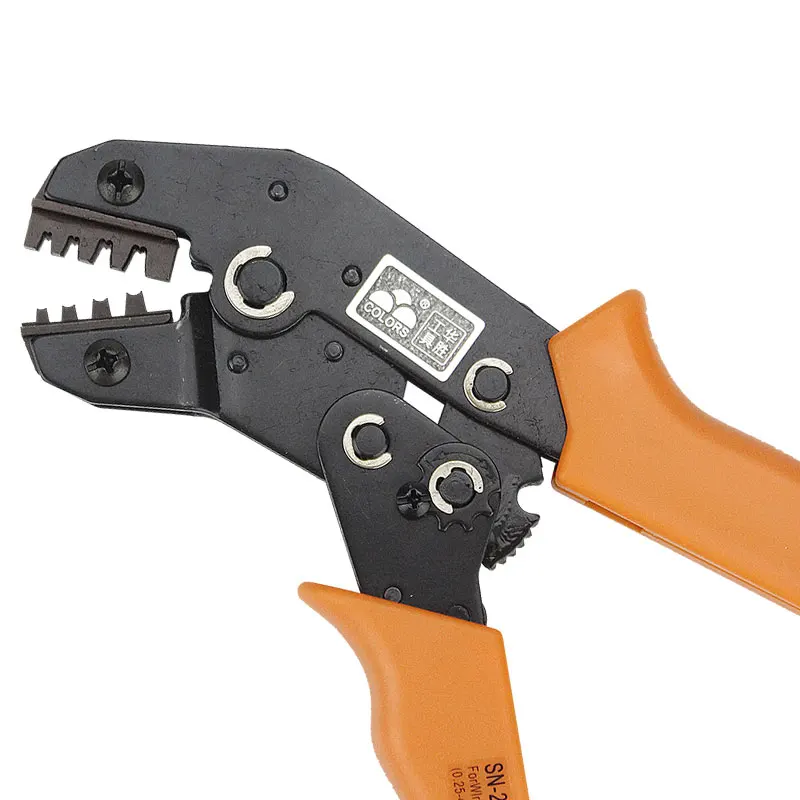 Alicates de mano de prensado autoajustables, herramientas de prensado de terminales de cable eléctrico, Mini tipo 23-11AWG, SN-2, 0,25-4,0mm, envío