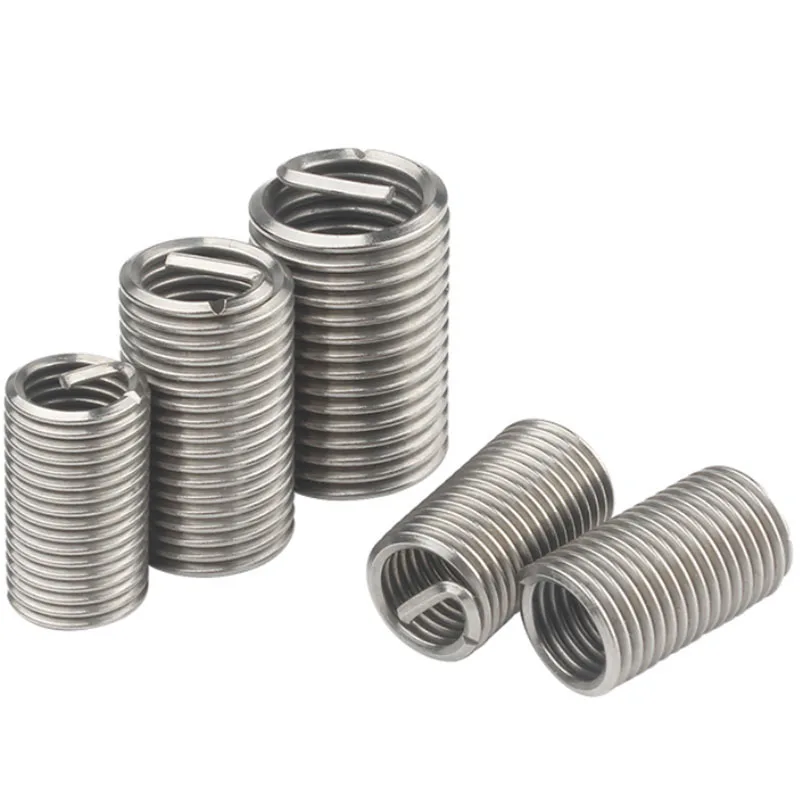 Helicoil Threaded Insert, Thread Repair Wire Insert, 304 aço inoxidável, M10 x 1.5