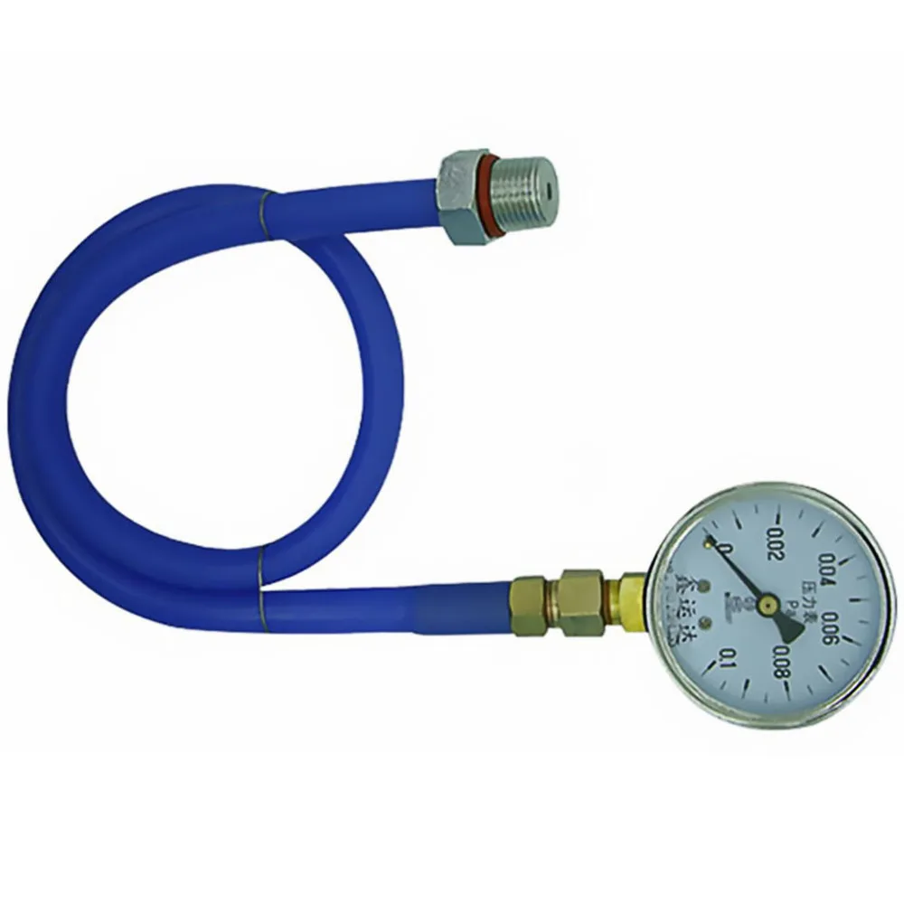 Exhaust Pressure Tester Gauge Emission Automobile Meter Detection Plugging Catalytic Plug Set R1234Yf Gauges R410 R410A