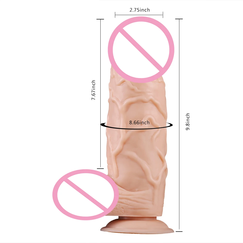 Moonuo Beast Pervert Extra Large Stallion Dildo Healthy Soft Gel Suction Cup For Women Big Dick Sex Toys