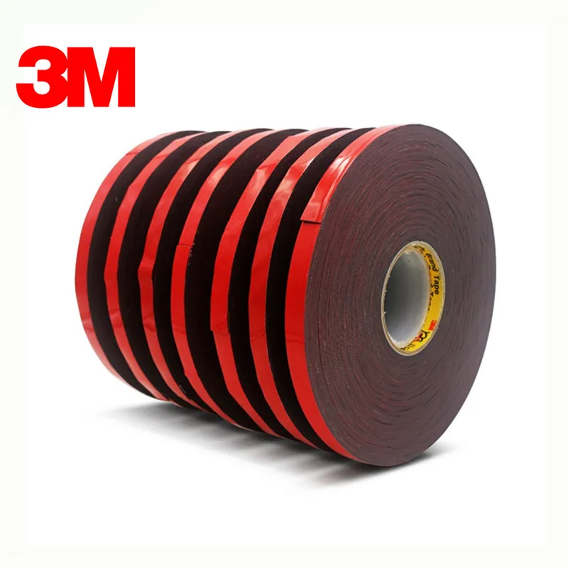 3M PT1100 Acrylic Plus Tape ,Black, 45 Mil ,8mmx36YD/roll , Dropshipping